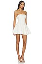 view 2 of 5 Rosemary Mini Dress in White Rose Lace