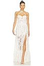view 1 of 5 Eloise Maxi Dress in White Chantilly Lace