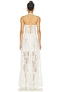 view 4 of 5 Eloise Maxi Dress in White Chantilly Lace