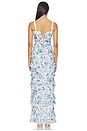 view 3 of 3 Cassia Dress in Large Blue Toile