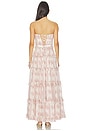 view 3 of 3 MAXIVESTIDO SHELBY in Strawberry Victorian Stripe