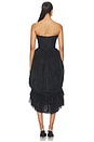 view 4 of 3 VESTIDO GRANADA  in Black Fuzzy Lace