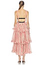 view 4 of 4 VESTIDO VALENCIA  in Red Floral Stripe