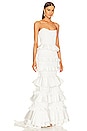 view 2 of 4 Milano Set in White Crinkle Brocade