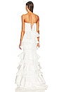 view 3 of 4 Milano Set in White Crinkle Brocade