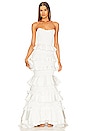 view 4 of 4 Milano Set in White Crinkle Brocade
