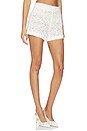 view 2 of 6 Romeo Short in White Rose Lace