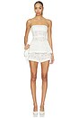 view 5 of 6 Romeo Short in White Rose Lace
