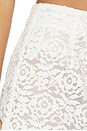 view 6 of 6 Romeo Short in White Rose Lace