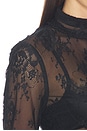 view 6 of 5 Genevieve Jacket in Black Lace