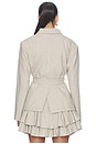 view 4 of 4 Julian Jacket in Light Grey Wool