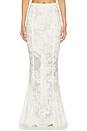 view 1 of 6 Athena Skirt in White Chantilly Lace