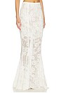 view 2 of 6 Athena Skirt in White Chantilly Lace