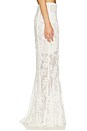 view 3 of 6 Athena Skirt in White Chantilly Lace