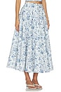 view 2 of 6 Carrie Skirt in Blue Toile