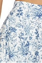 view 6 of 6 Carrie Skirt in Blue Toile