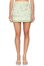 view 1 of 6 Finnian Skirt in Grass Green Toile