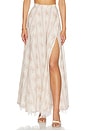 view 1 of 6 Enzo Maxi Skirt in Vintage Victorian Stripe