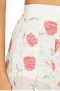 view 7 of 6 X Kristopher Brock Zapillo Skirt & Short in Red Poppy Print