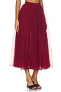 view 2 of 6 Coco Skirt in Red Dahlia