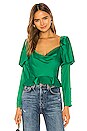 view 1 of 4 Isabella Blouse in Kelly Green