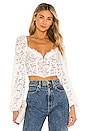 view 1 of 4 Delphine Top in Stretch Lace