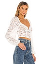 view 2 of 4 Delphine Top in Stretch Lace