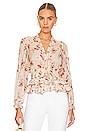 view 1 of 4 Allegra Top in Natural Dainty Floral