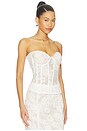 view 2 of 4 Athena Top in White Chantilly Lace