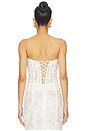 view 3 of 4 Athena Top in White Chantilly Lace