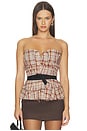 view 1 of 5 X Kristopher Brock Madrid Top in Plaid