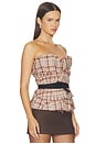 view 2 of 5 X Kristopher Brock Madrid Top in Plaid