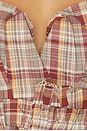 view 6 of 5 X Kristopher Brock Madrid Top in Plaid