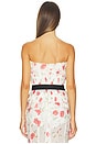 view 4 of 4 X Kristopher Brock Madrid Top in Red Poppy Print