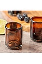 view 3 of 7 Set Of 4 Tamarind Shot Glasses in Brown