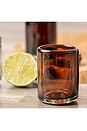 view 4 of 7 Set Of 4 Tamarind Shot Glasses in Brown