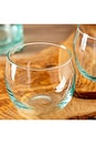 view 3 of 7 Set Of 4 Stemless Wine Goblets in Clear