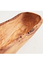 view 5 of 6 Olivewood Boat Shaped Bowl in Brown