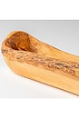 view 6 of 6 Olivewood Boat Shaped Bowl in Brown