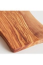 view 6 of 6 Olivewood Charcuterie Board With Rope Handle in Brown