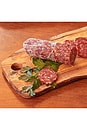 view 2 of 6 Olivewood Charcuterie Board With Hole Handle in Brown