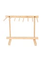 view 1 of 7 Pasta Drying Rack in Brown & Cream