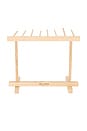 view 3 of 7 Pasta Drying Rack in Brown & Cream