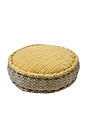 view 2 of 6 ALMOFADA REDONDA MEDITATION CUSHION ROUND in Red & Yellow
