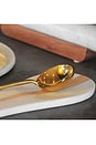 view 3 of 6 DESCANSO DE COLHER MARBLE SPOON REST in White & Brown
