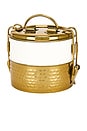 view 1 of 6 Tiffin 2 Layer Lunch Box in Copper