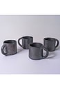 view 2 of 6 Set Of 4 Longpi Mugs in Black