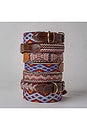 view 2 of 6 Moroccan Kilim Dog Collar & Leash in Small