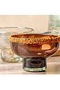view 3 of 6 Set Of 2 Tamarind Margarita Glass in Brown