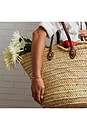 view 5 of 8 Shopping Basket in Straw